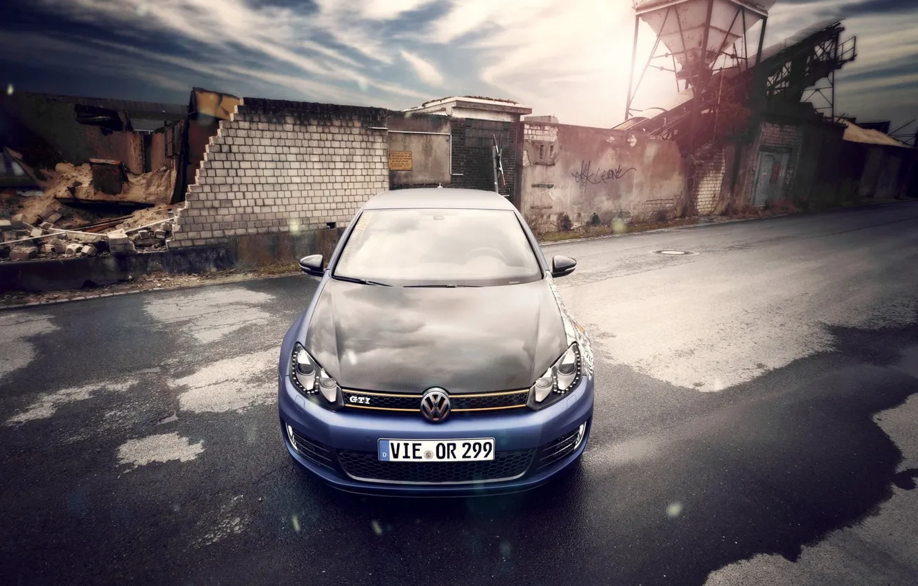 Photo wallpaper car, car, golf