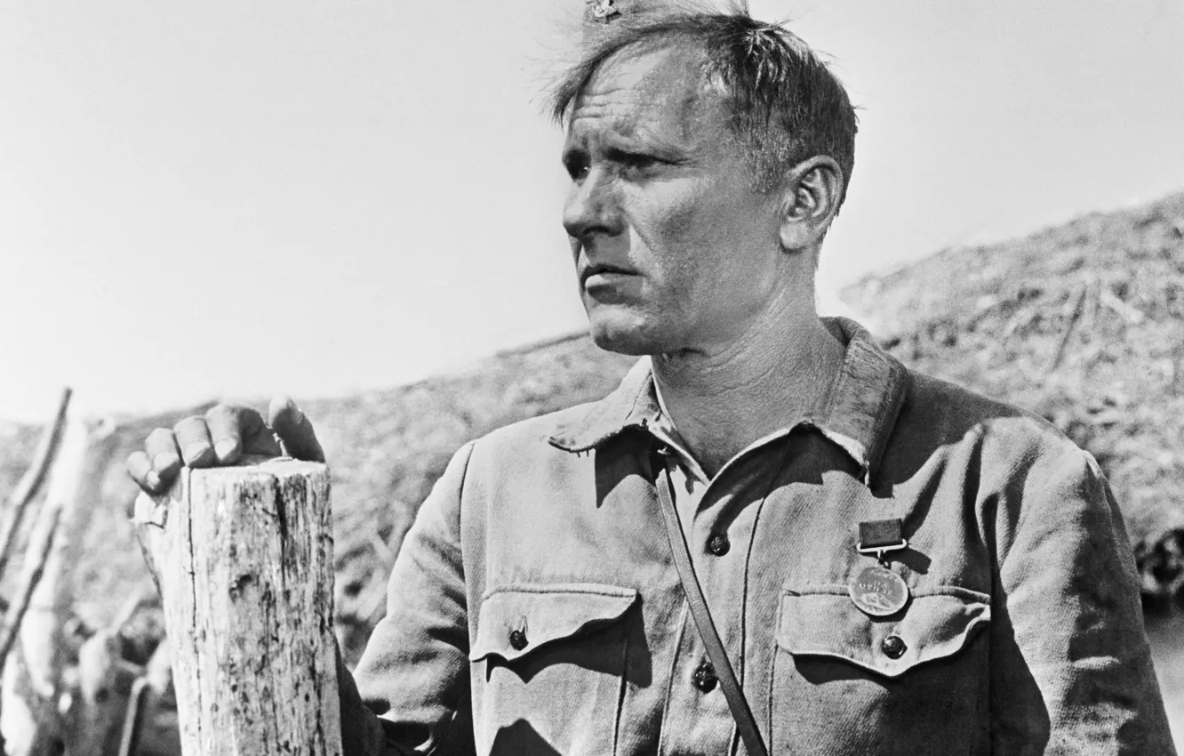 Photo wallpaper actor, writer, writer, still from the film, Soviet, Russian, They fought for the Motherland, filmmaker