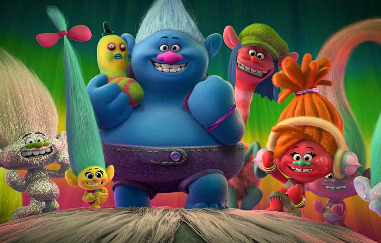 Photo wallpaper fantasy, magic, flower, pink hair, dress, pink, DreamWorks, cartoon