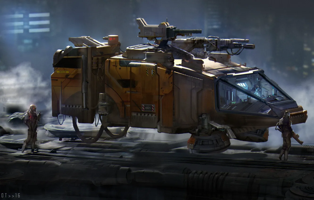 Photo wallpaper transport, Guardians, guardiansartstation