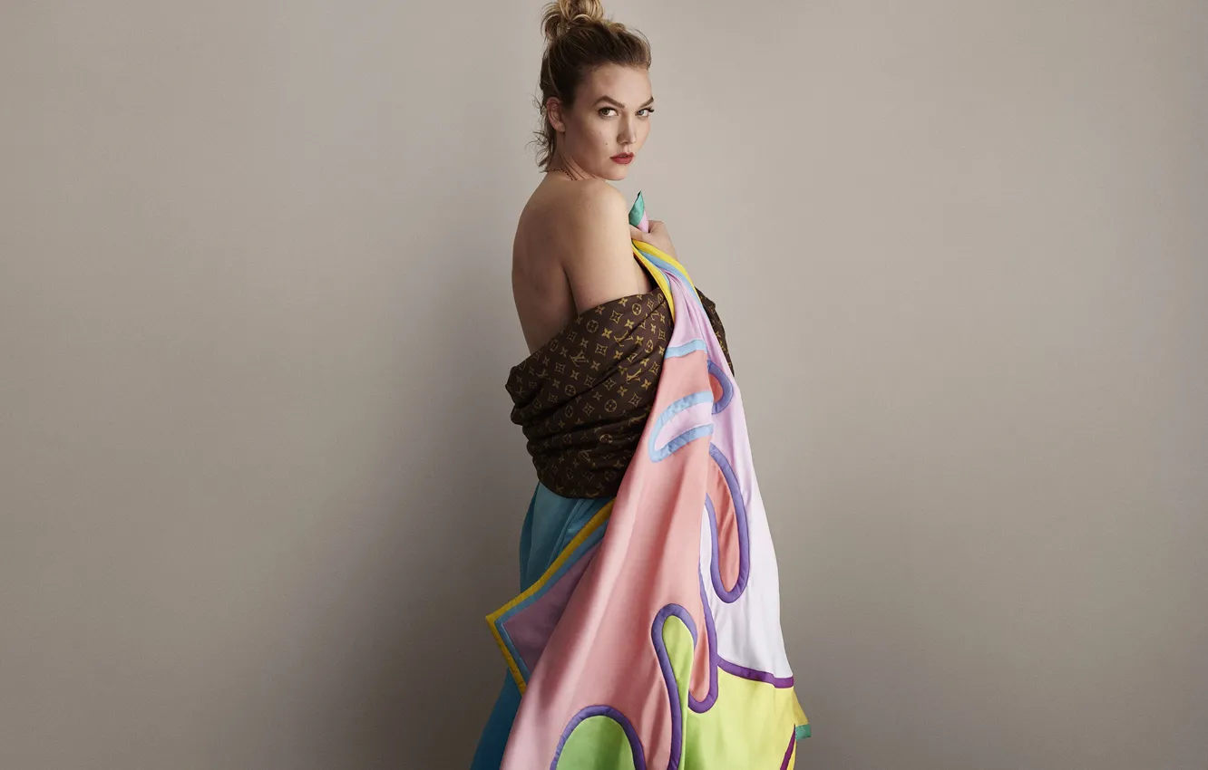 Photo wallpaper girl, pose, Karlie Kloss