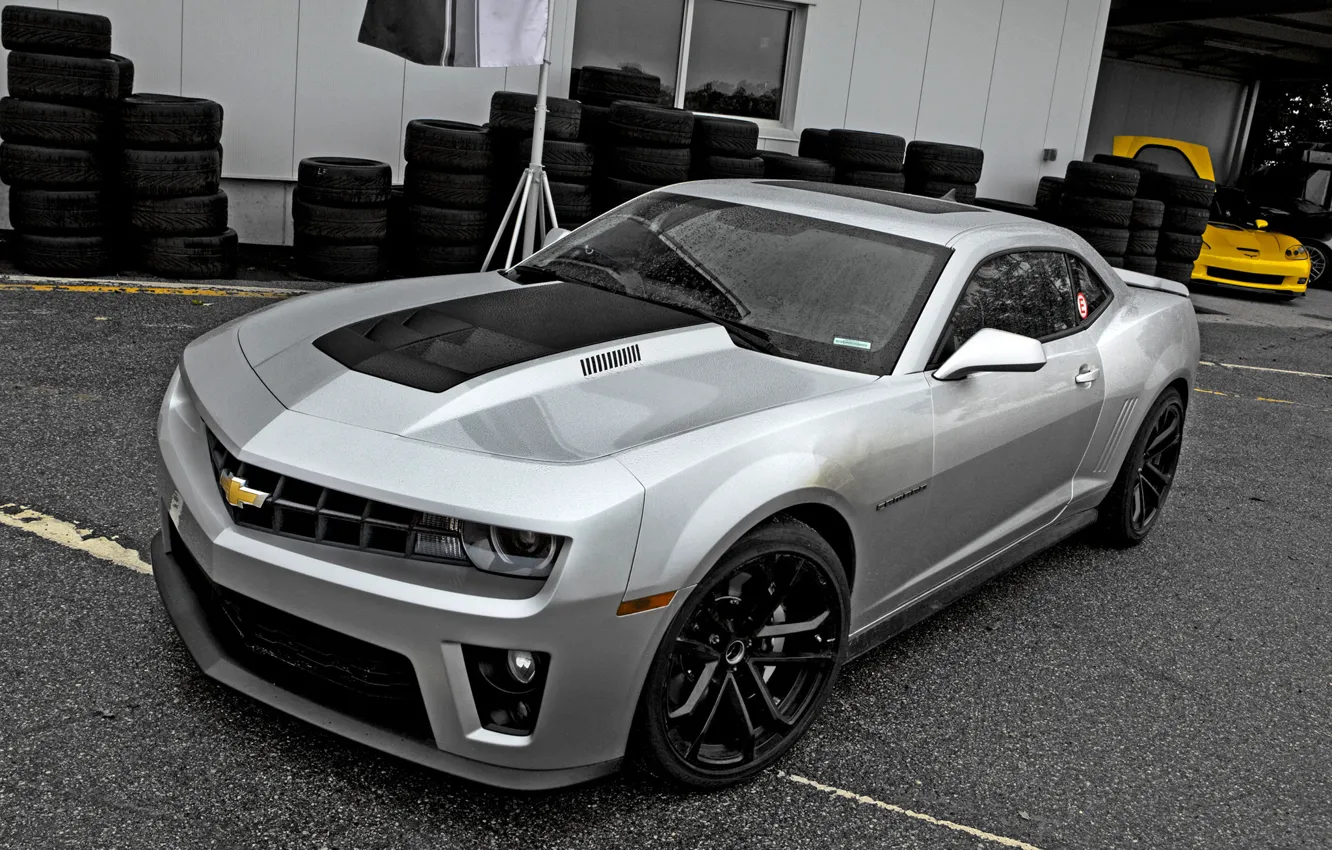 Photo wallpaper camaro, muscle car, ZL1 2011