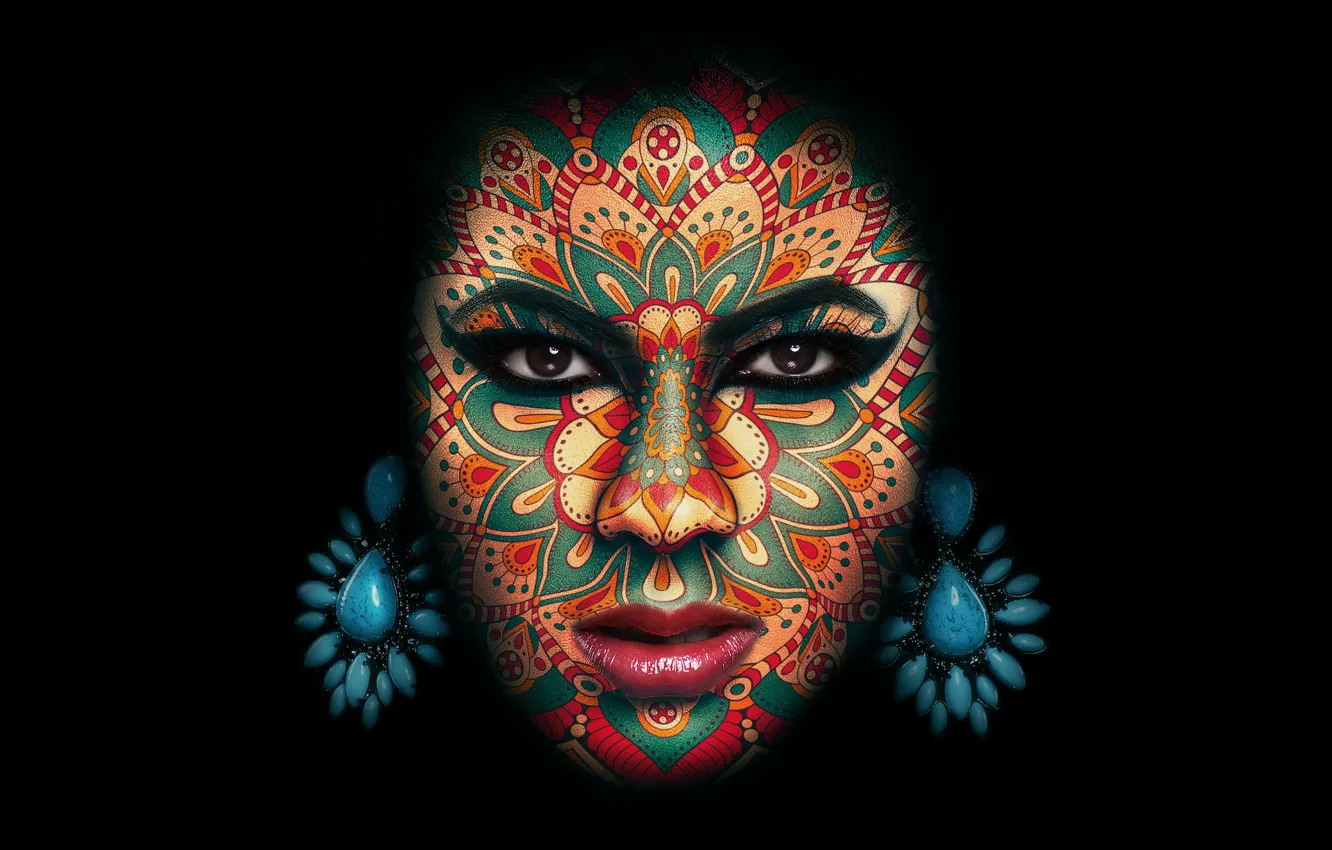 Photo wallpaper decoration, background, makeup, makeup