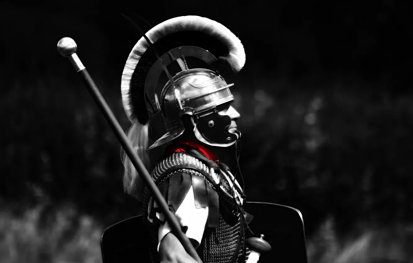 Photo wallpaper background, armor, Rome, helmet, male, Centurion, Legionnaire