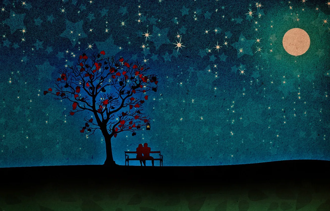 Photo wallpaper love, figure, love, vladistudio