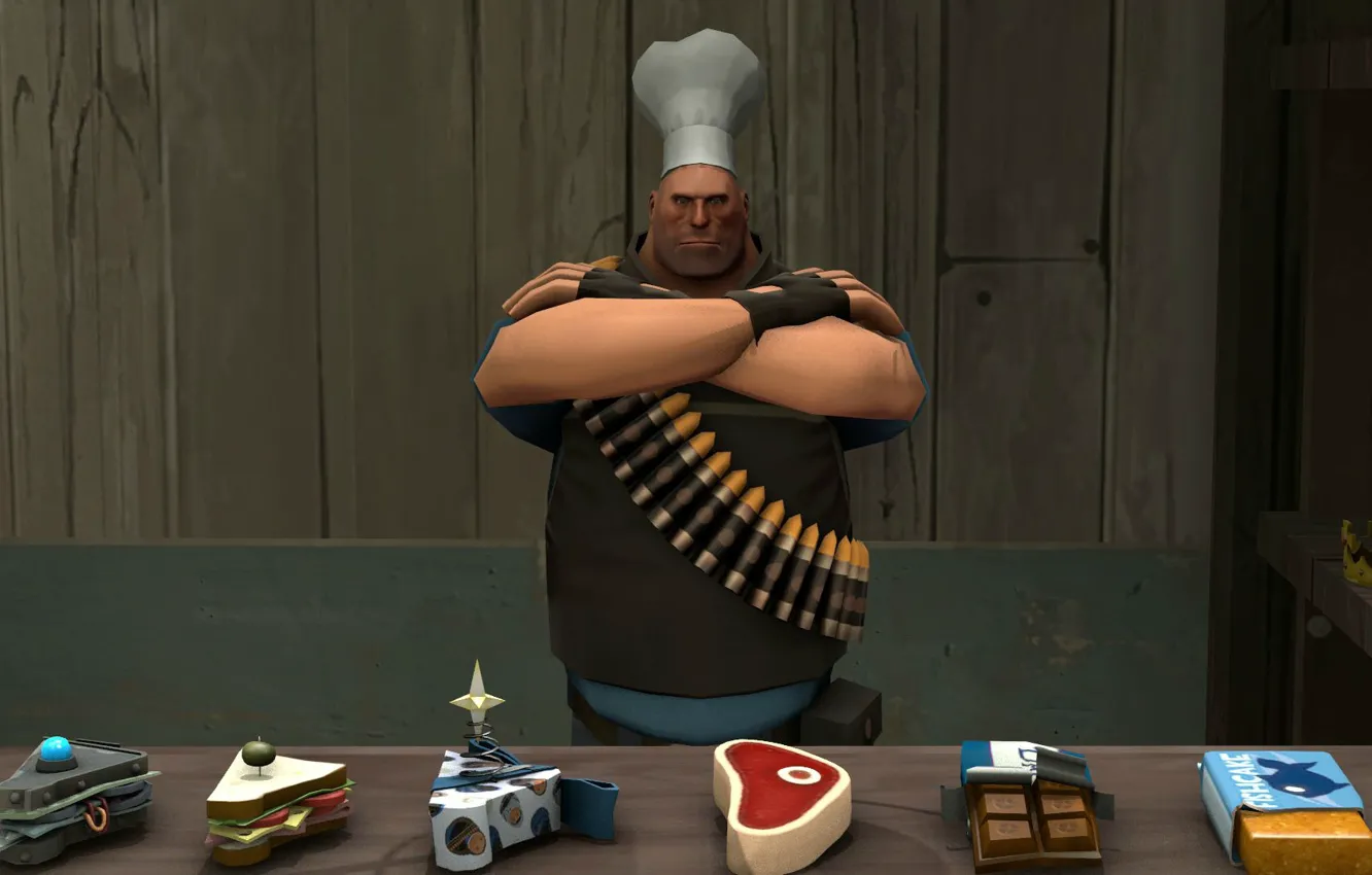 Photo wallpaper TF2, Team Fortress 2, Tiam Fortress