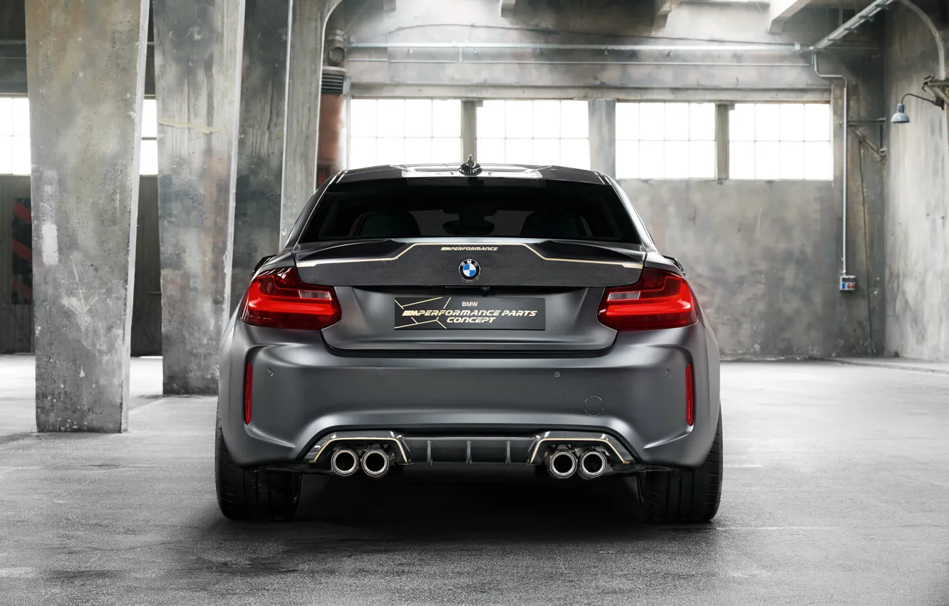 Photo wallpaper Concept, rear view, 2018, BMW M2, M2 M Performance Parts Concept, M Performance Parts