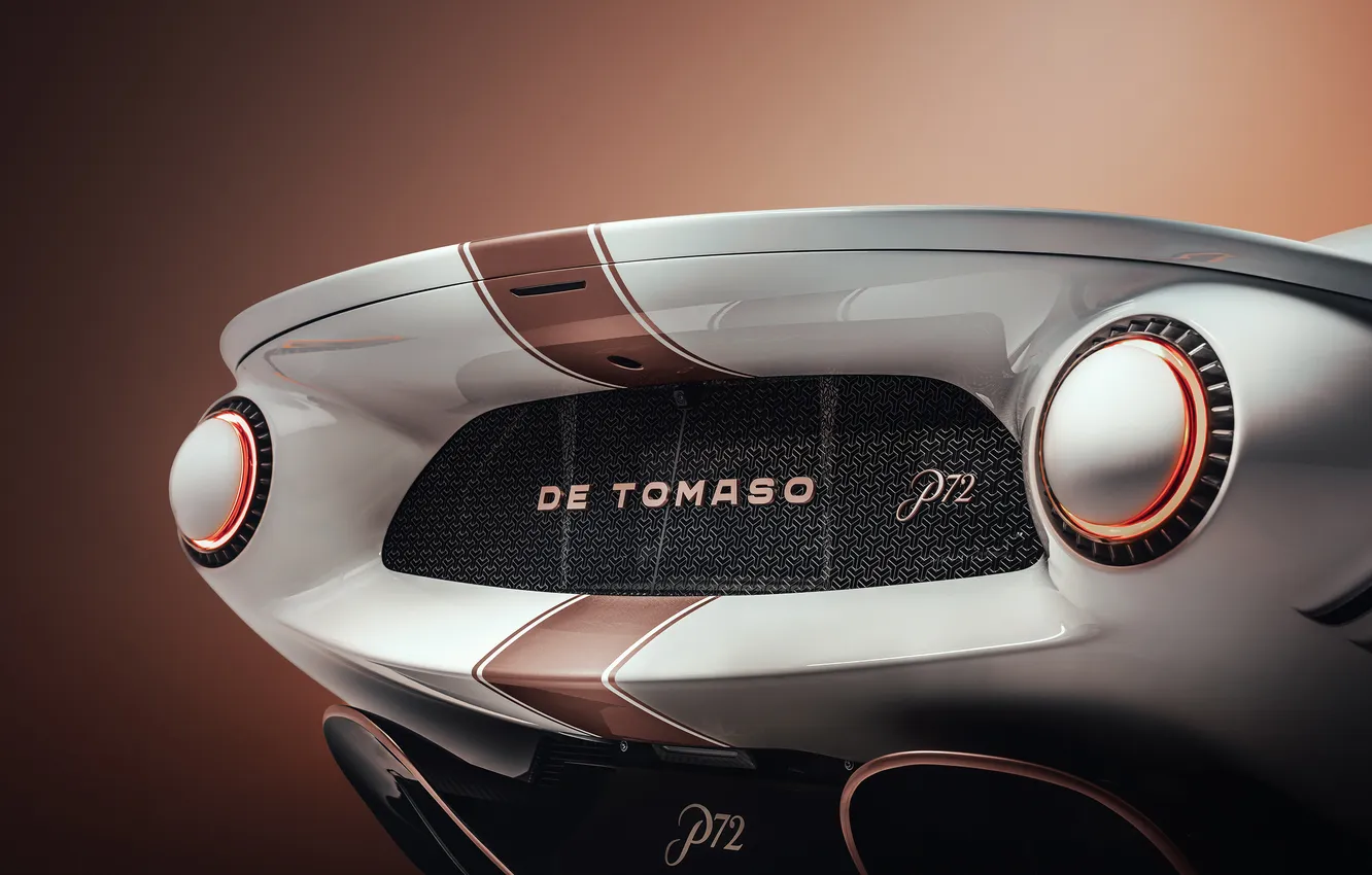 Photo wallpaper The only instance, Supercar, De Tomaso, the only instance, De Tomaso P72, supercar, 2025