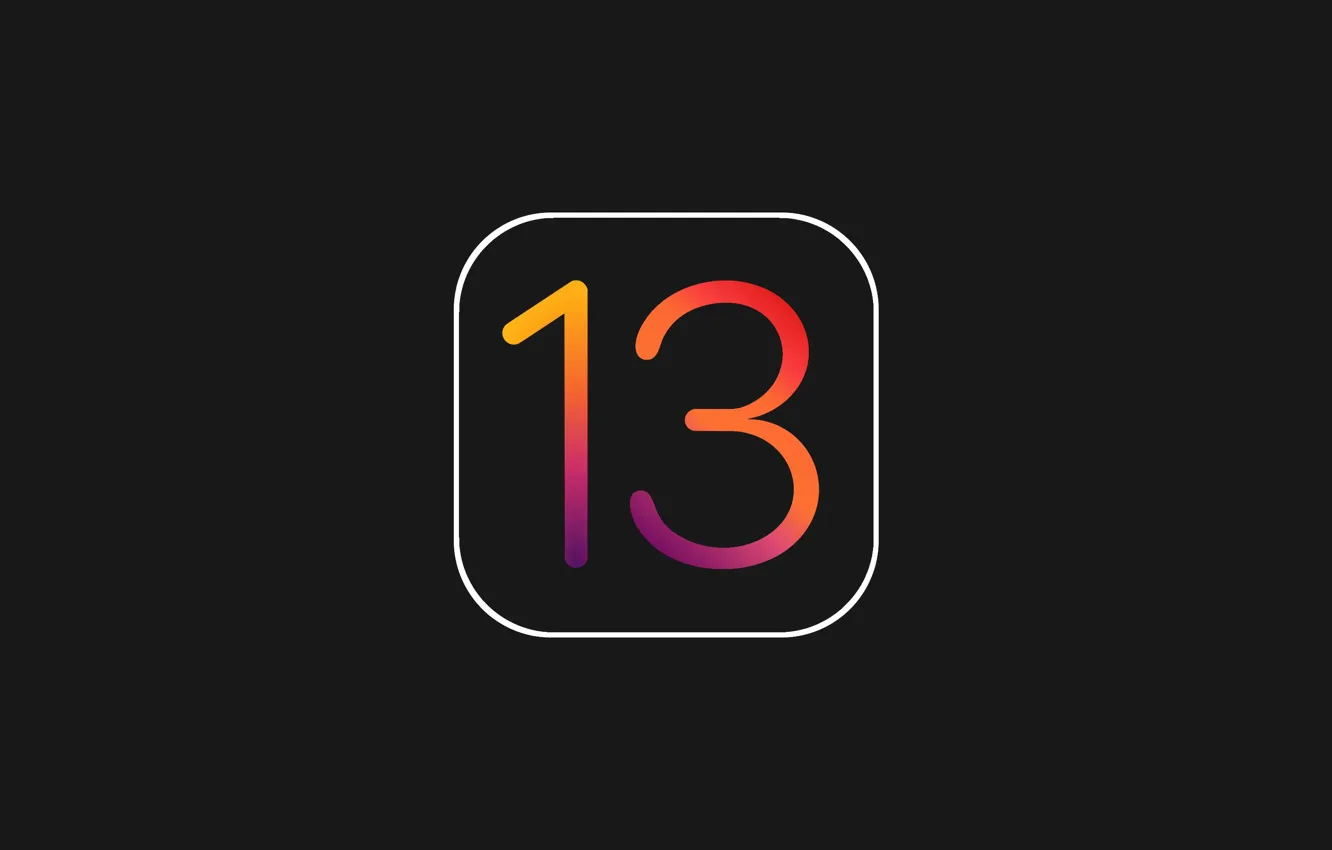 Photo wallpaper Apple, iOS, iOS 13