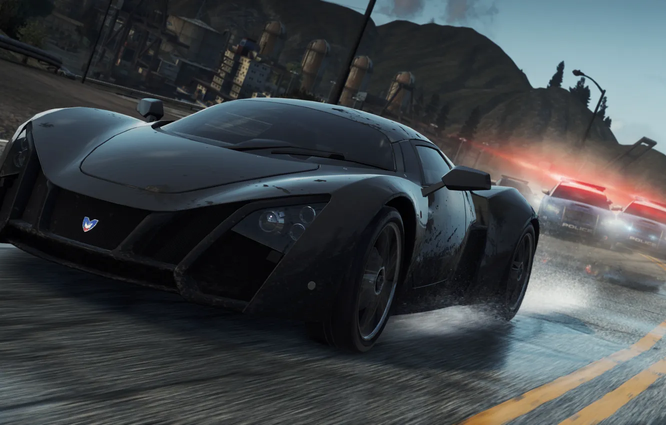 Photo wallpaper squirt, chase, race, need for speed most wanted 2, marussia b2