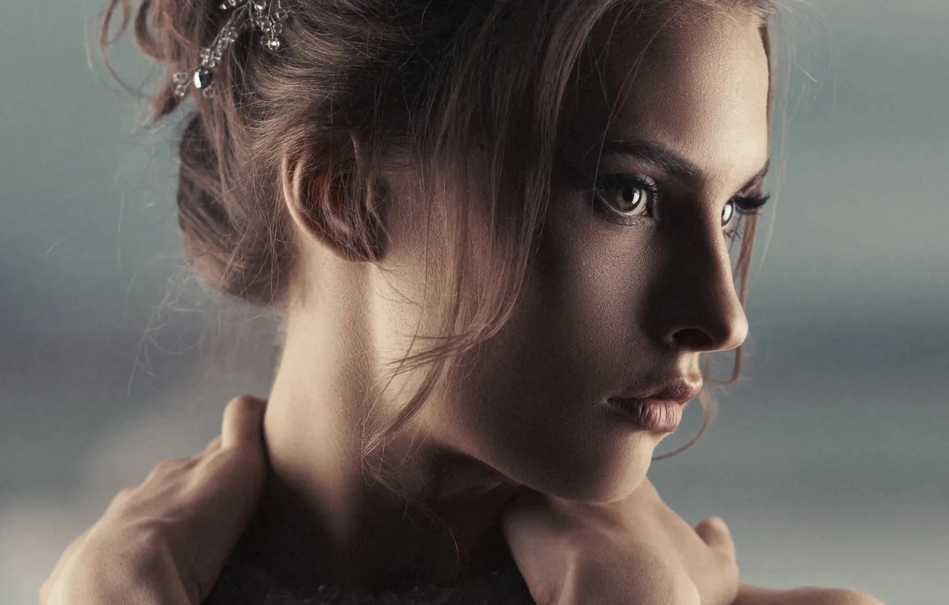Photo wallpaper look, hair, portrait, Julia, Vadim Mironov