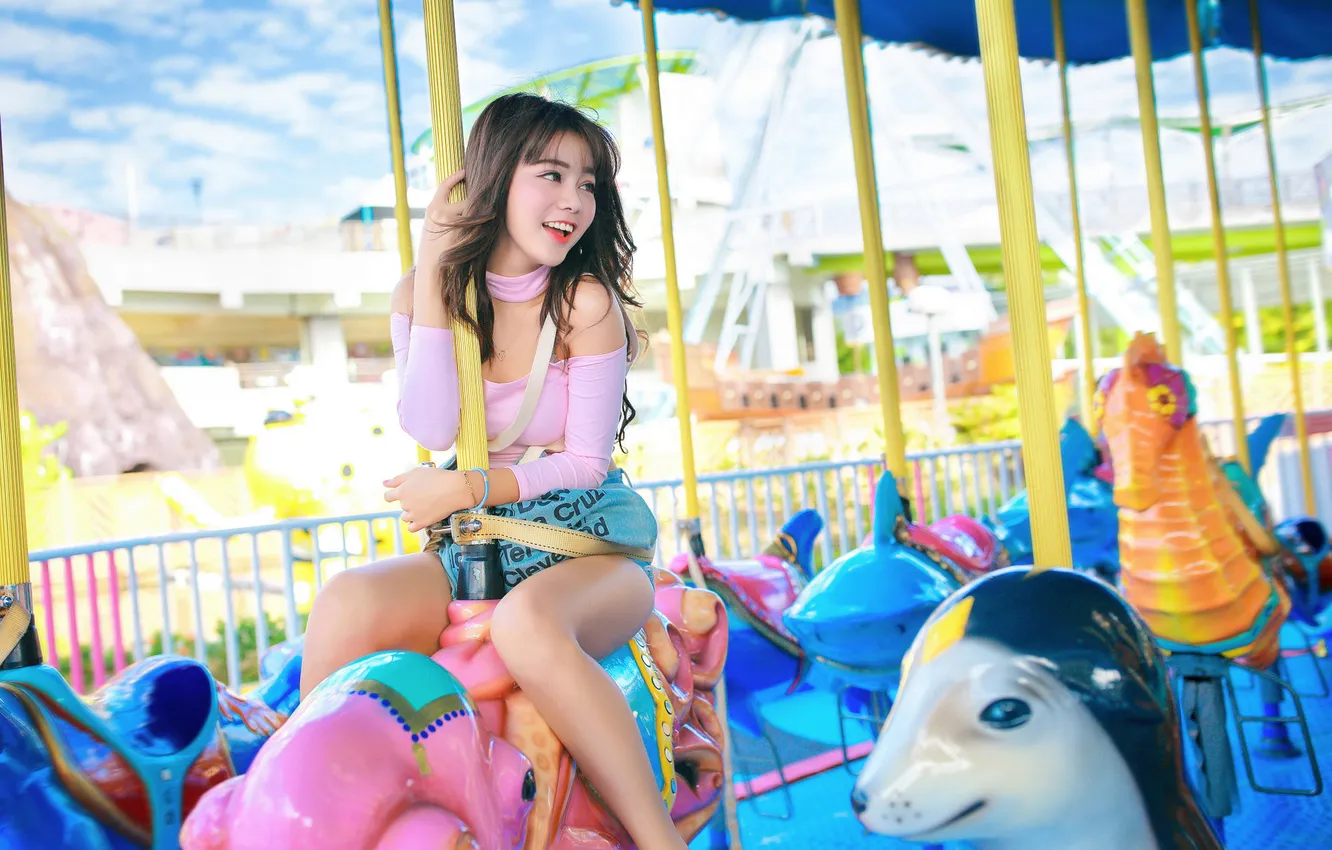 Photo wallpaper China, wallpaper, girl, sexy, woman, model, asian, cute