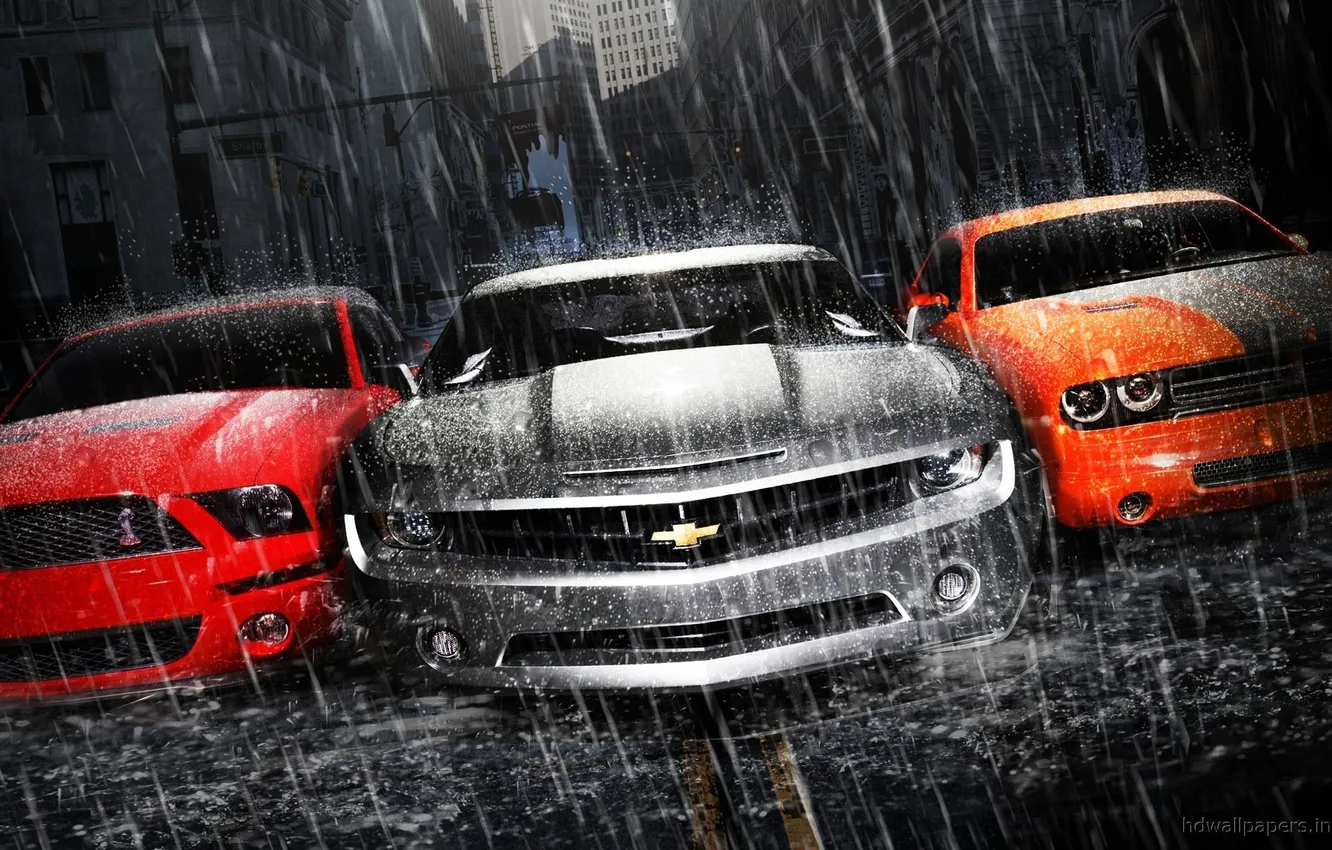 Photo wallpaper Shelby, Camaro, cherger