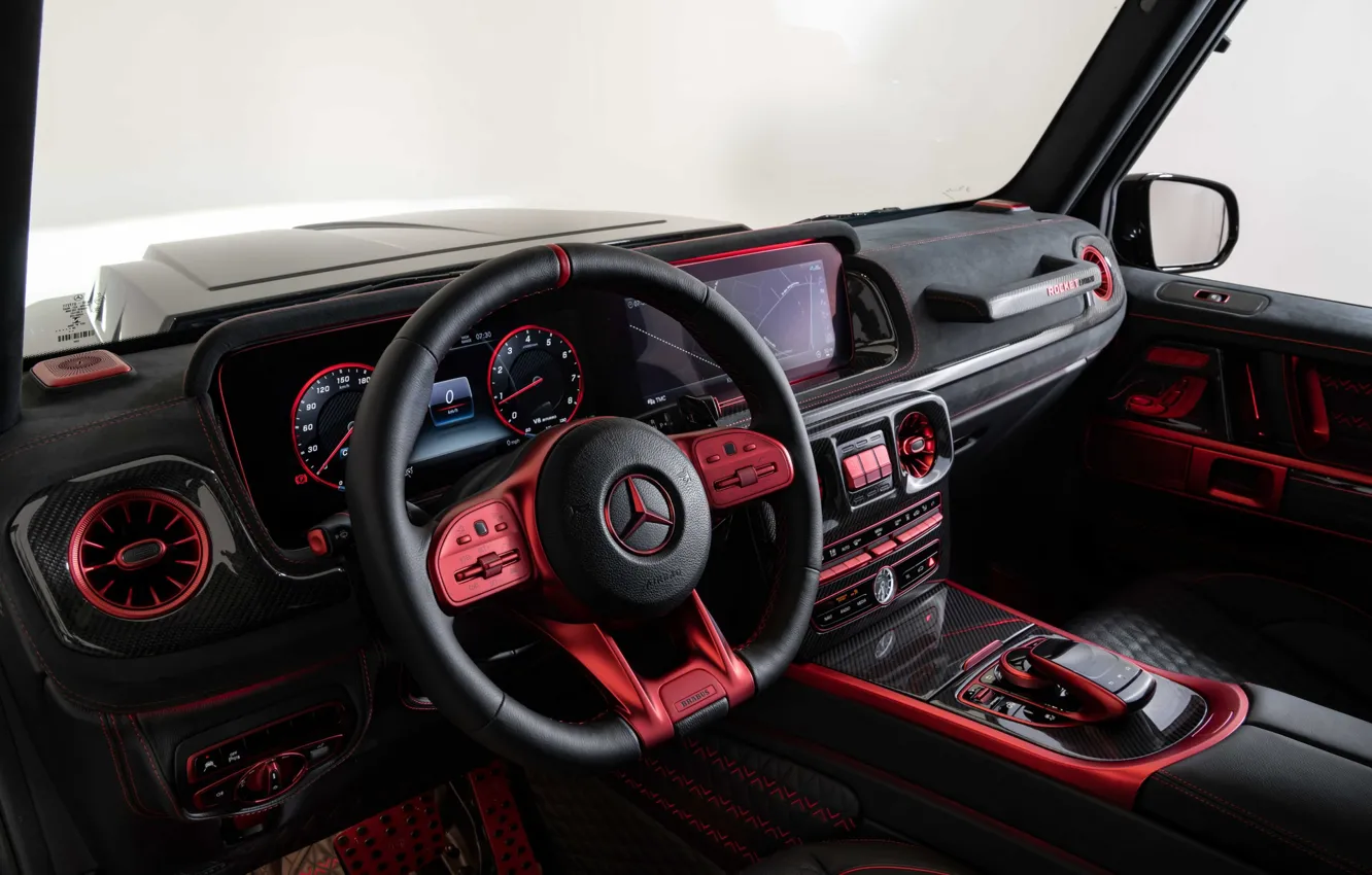 Photo wallpaper design, tuning, Mercedes-Benz, interior, Brabus 900, Mercedes-Benz Brabus 900 Rocket Edition, Rocket Edition