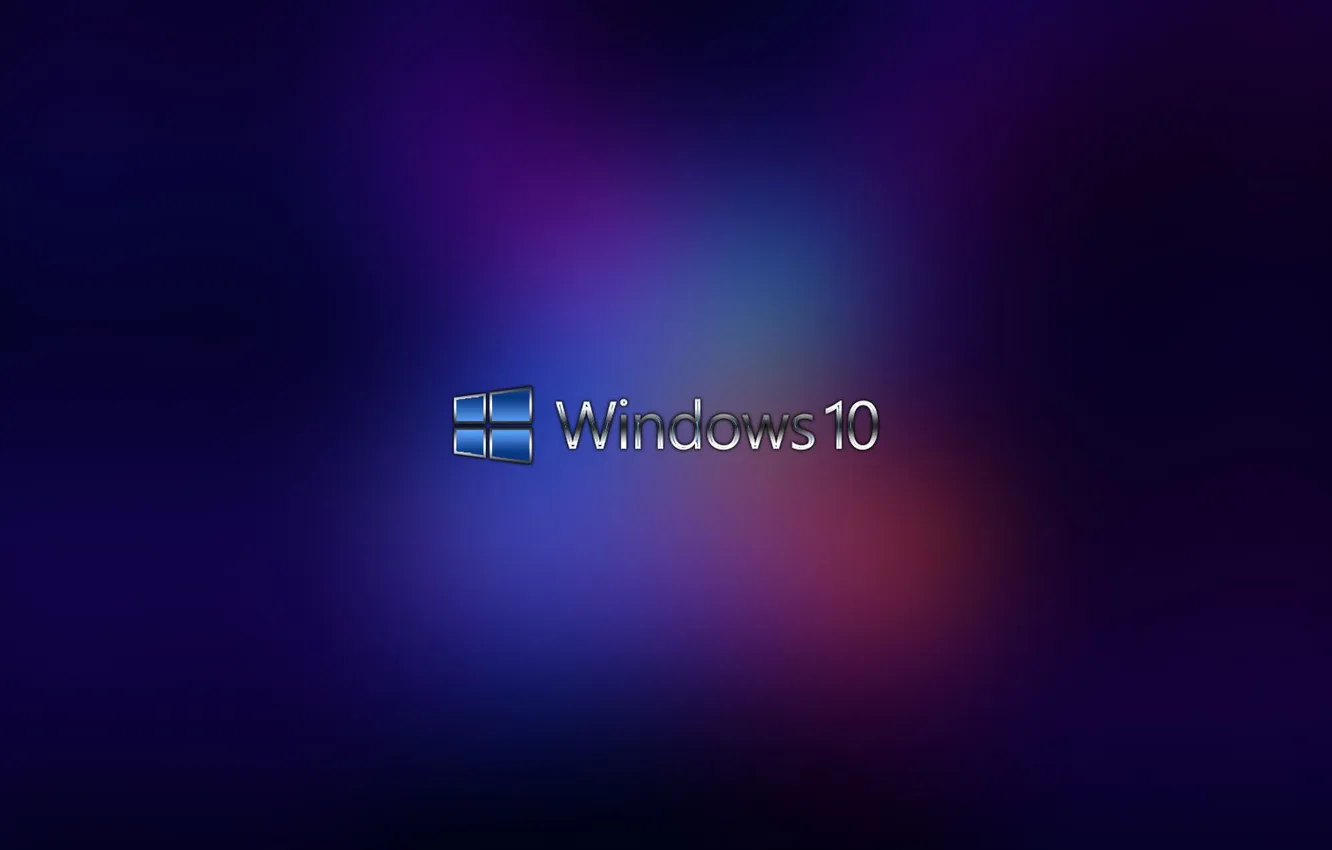 Photo wallpaper abstract, Microsoft, windows, logo, icon, Windows 10