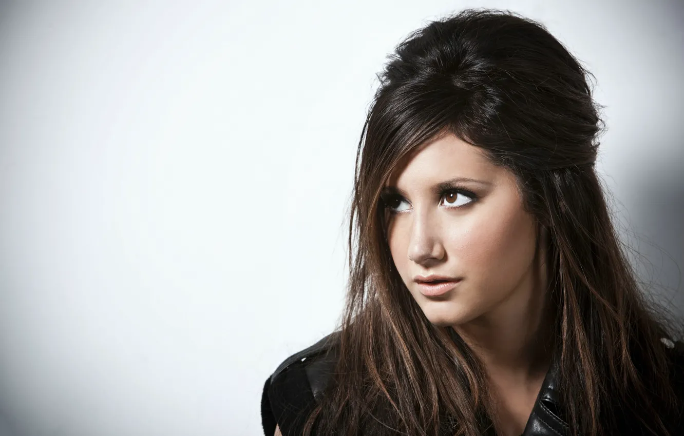 Photo wallpaper look, hair, brunette, Ashley Tisdale, Ashley Tisdale