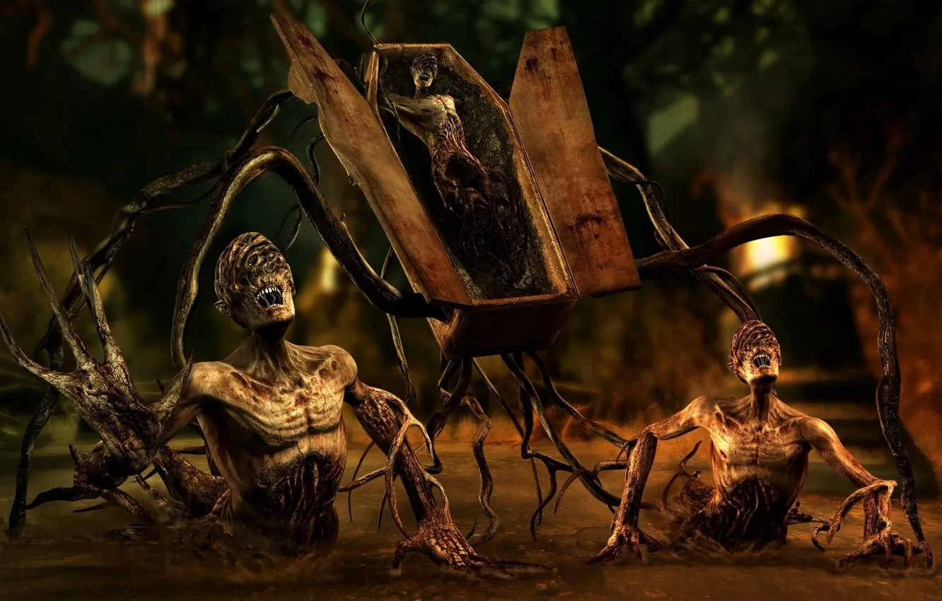 Photo wallpaper monster, the demon, evil, Gothic