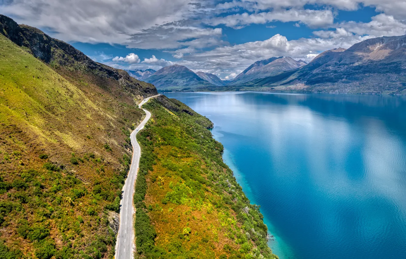 Photo wallpaper landscape, beautiful