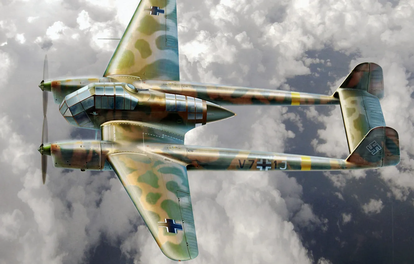 Photo wallpaper aircraft, war, airplane, aviation, ww2, dogfight, german aircraft