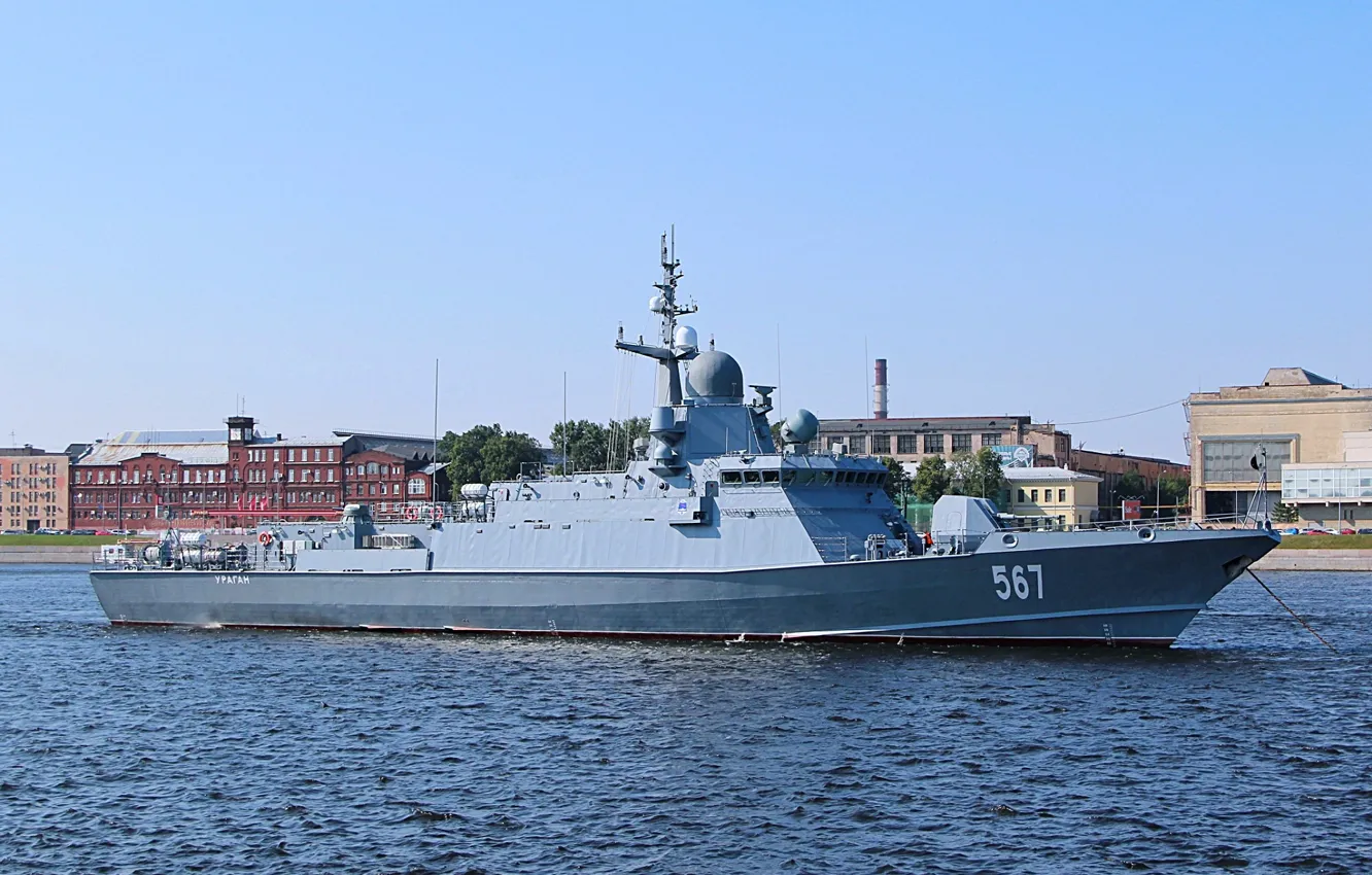 Photo wallpaper ship, hurricane, rocket, small