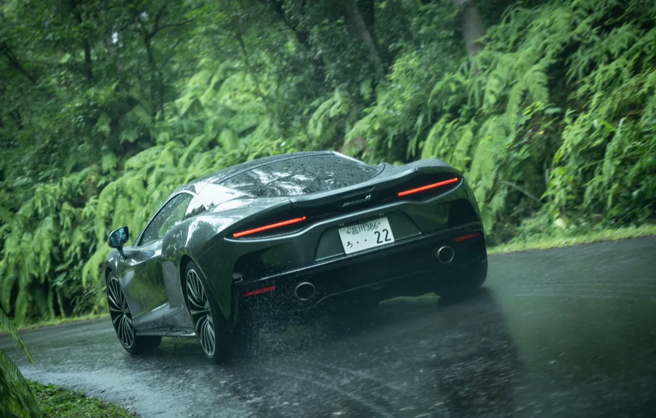 Photo wallpaper McLaren, rear view, GT, McLaren GT