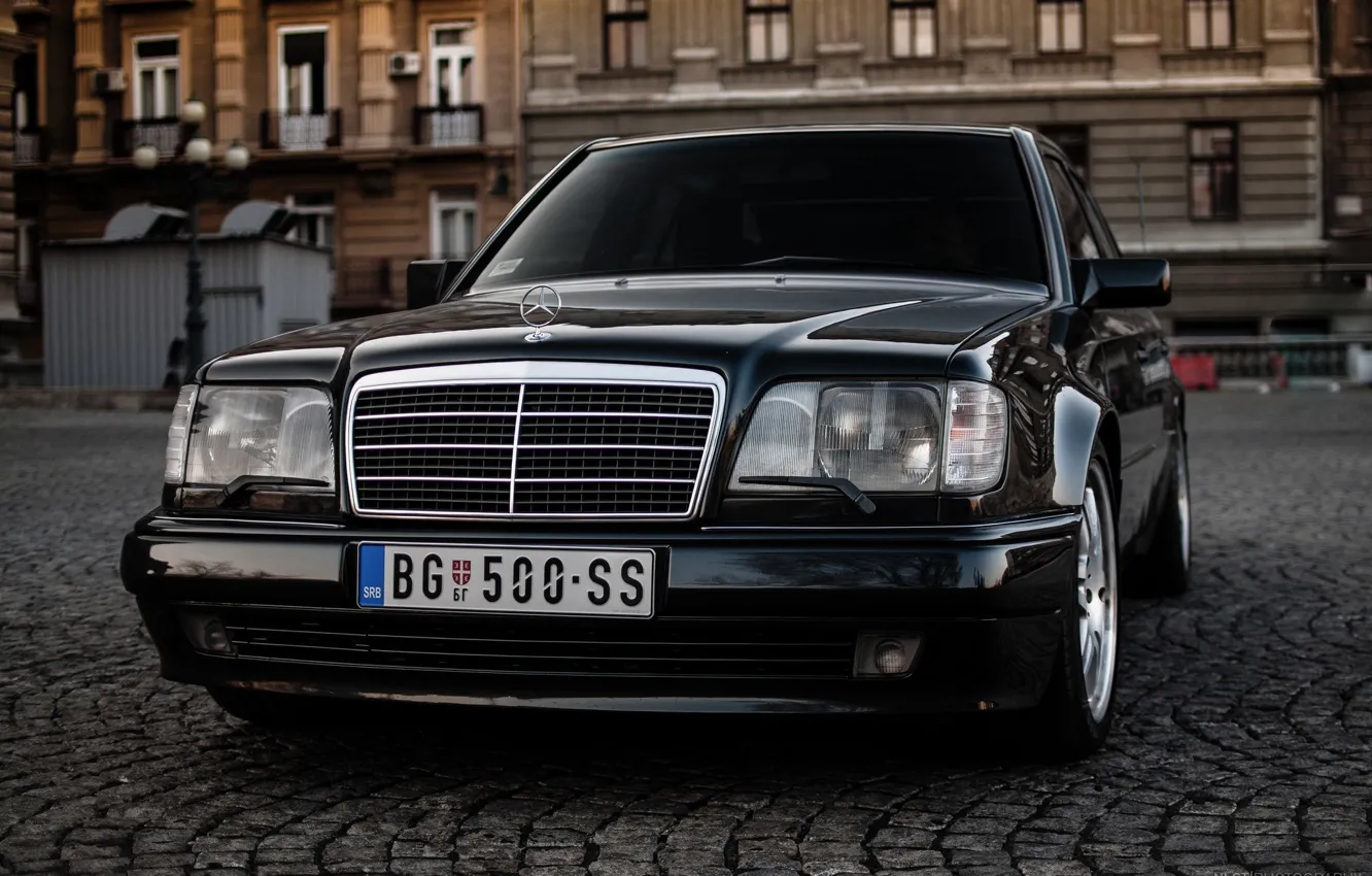 Photo wallpaper Mercedes, Benz, E500, W124