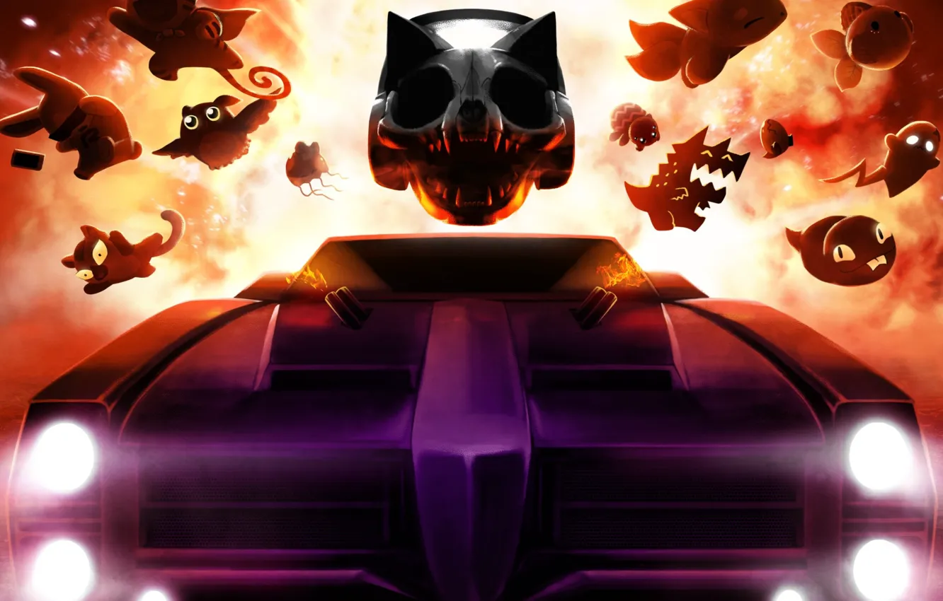 Photo wallpaper Music, fly, Cover, Monstercat, Rocket League, Tokyo Machine, Vol. 4