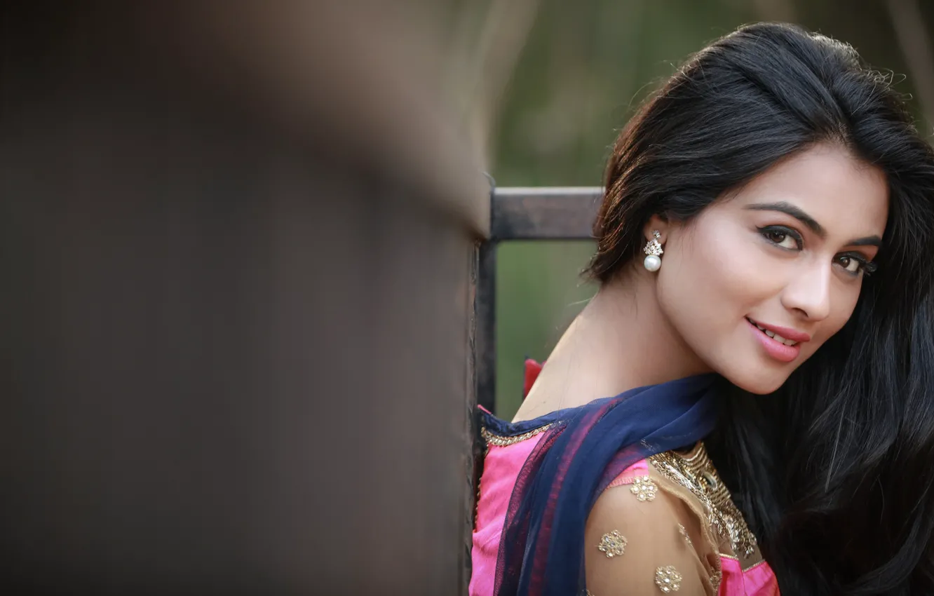 Photo wallpaper girl, hot, sexy, eyes, smile, beautiful, figure, model