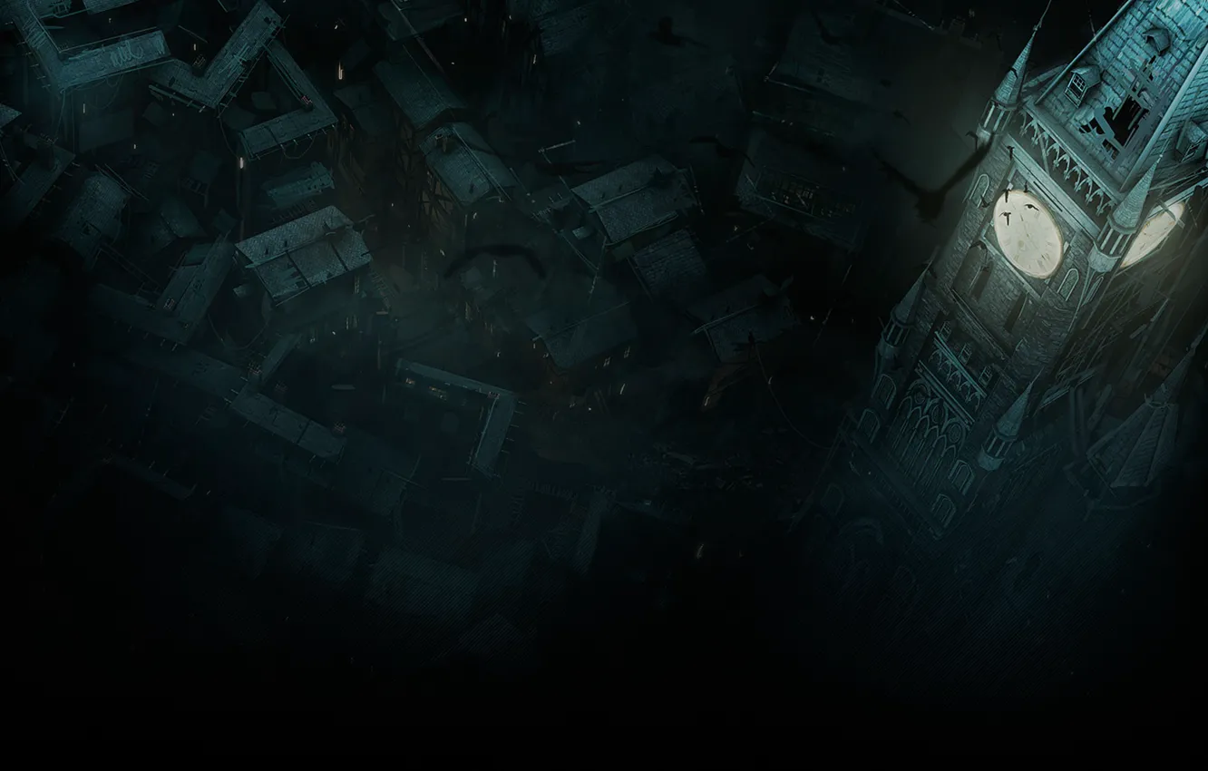 Photo wallpaper night, the city, watch, Thief