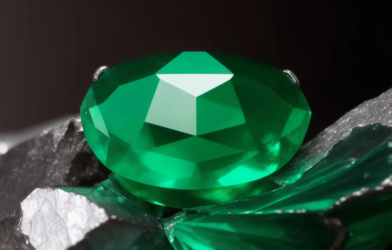 Photo wallpaper green, stones, grey, background, green, black, silver, silver