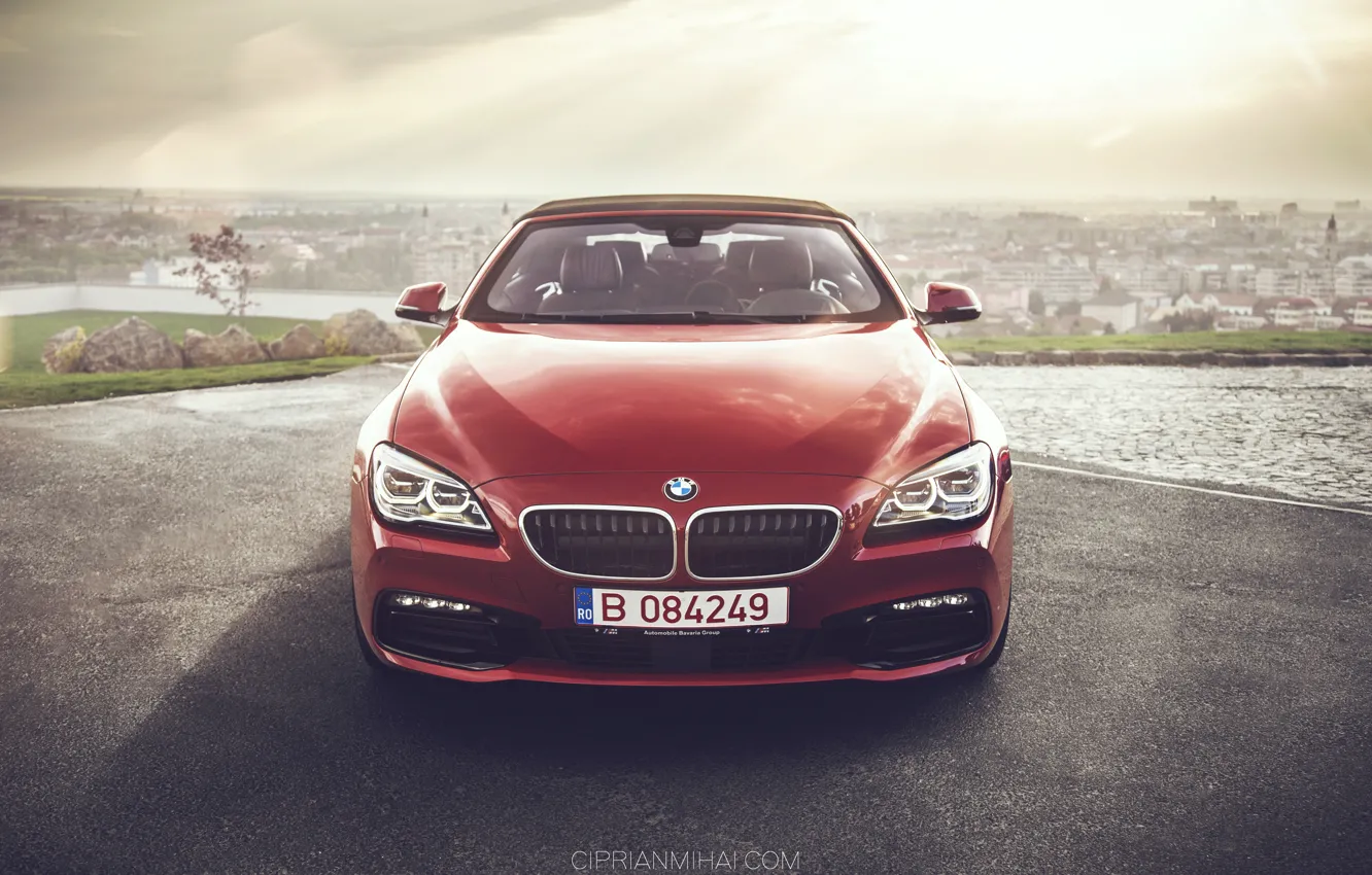 Photo wallpaper car, bmw, red, cabrio, Ciprian Mihai, 640