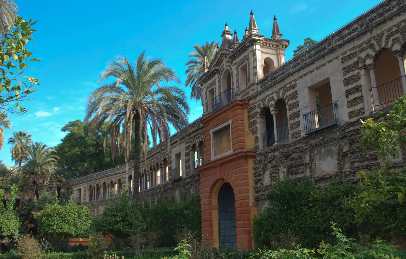 Photo wallpaper Spain, Spain, Seville, Sevilla, Real Alcazar, Alcazar Of Seville