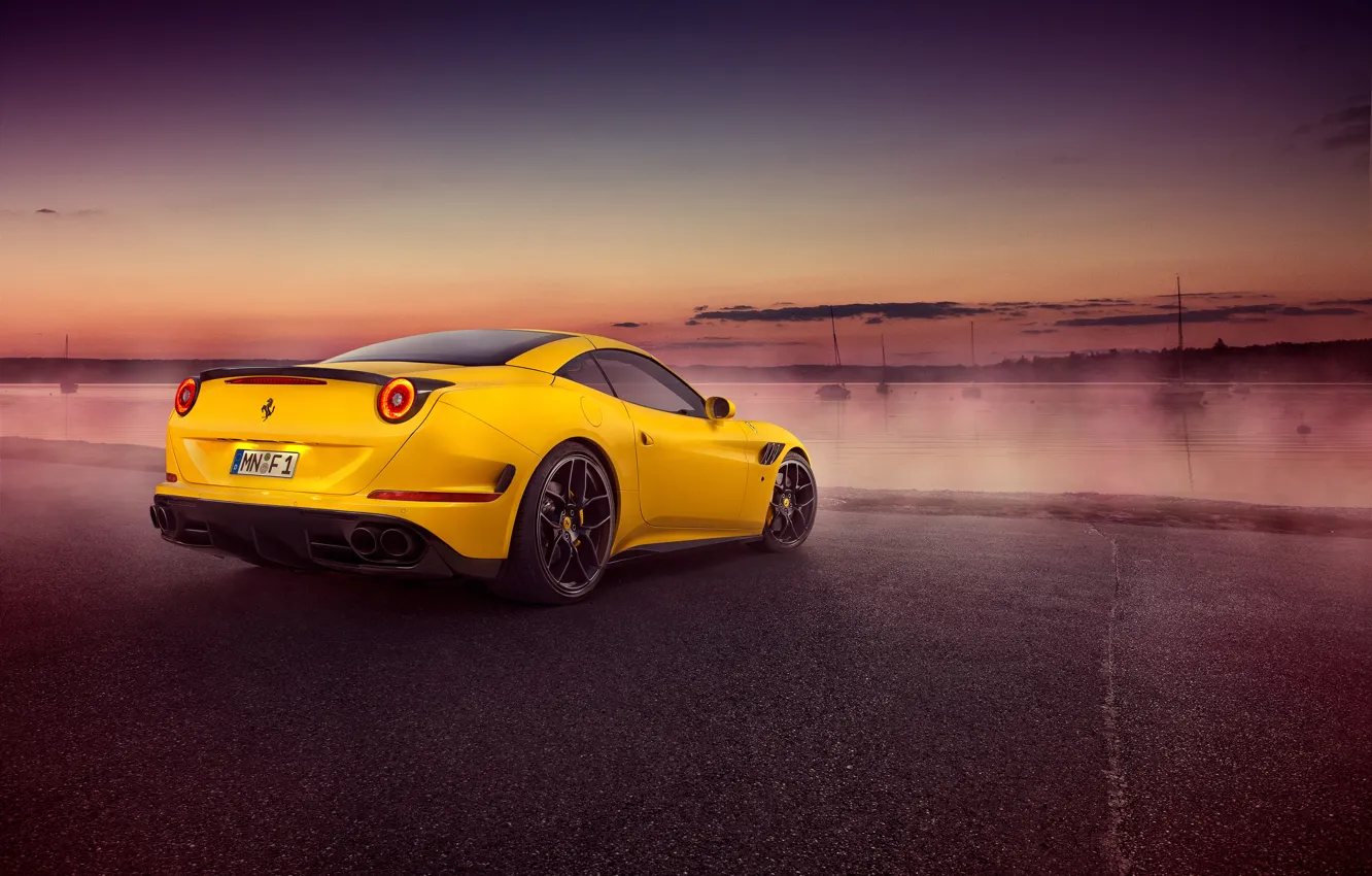 Photo wallpaper Ferrari, Ferrari, CA, Novitec Rosso, Pininfarina, 2015, California T