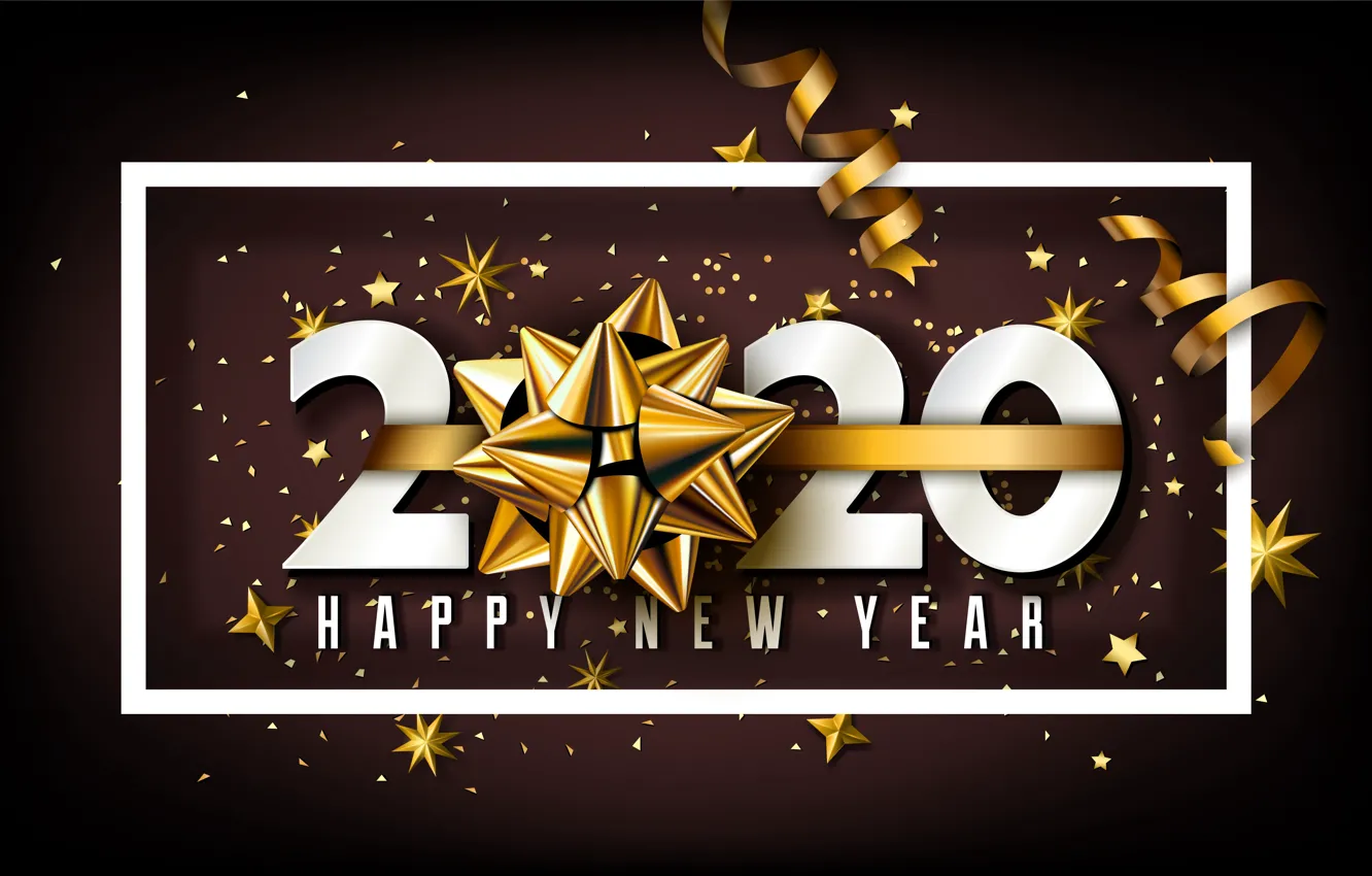 Photo wallpaper gold, new year, background, 2020-new-year