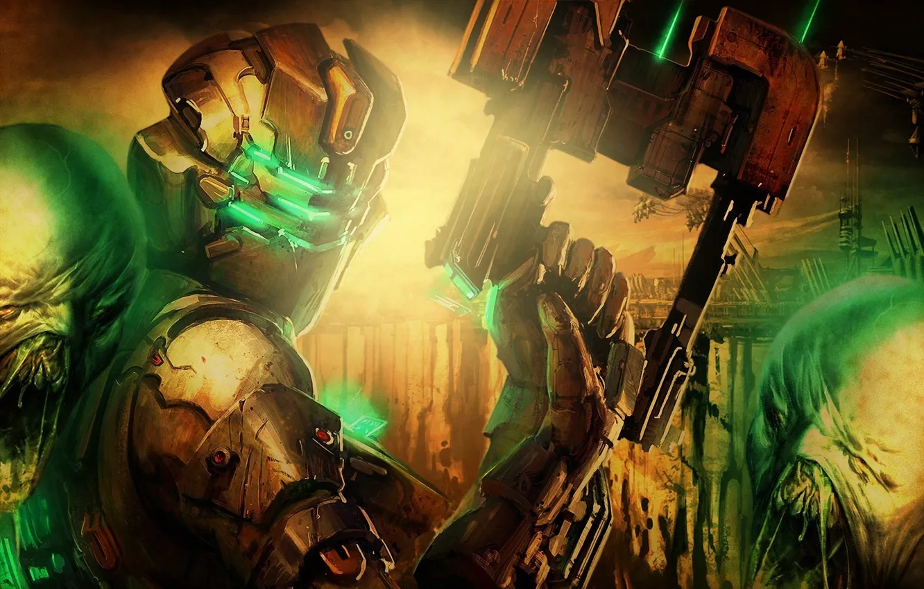 Photo wallpaper monster, Dead Space, dead space, Isaac, Ordorica