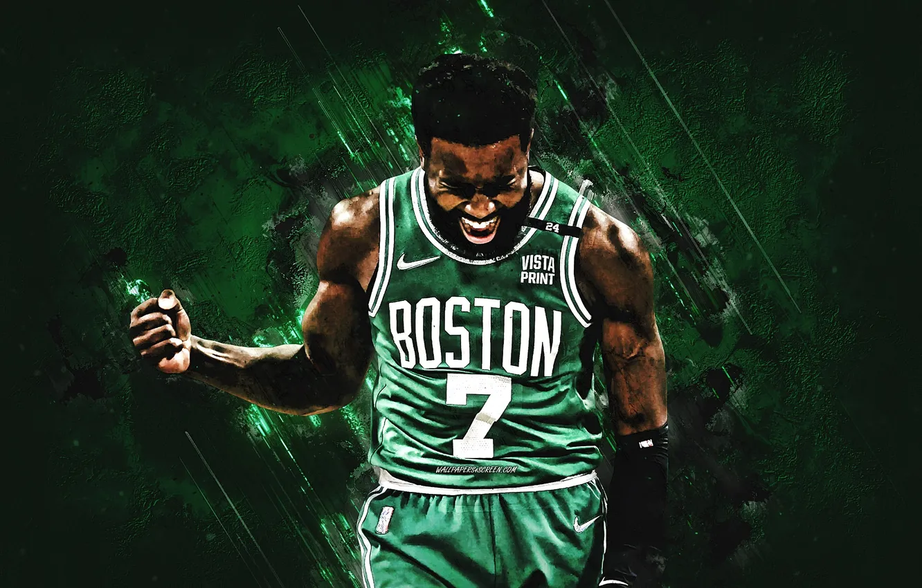 Photo wallpaper basketball, brown, Boston, NBA, Boston Celtics, Celtics, Jaylen, Jaylen Brown