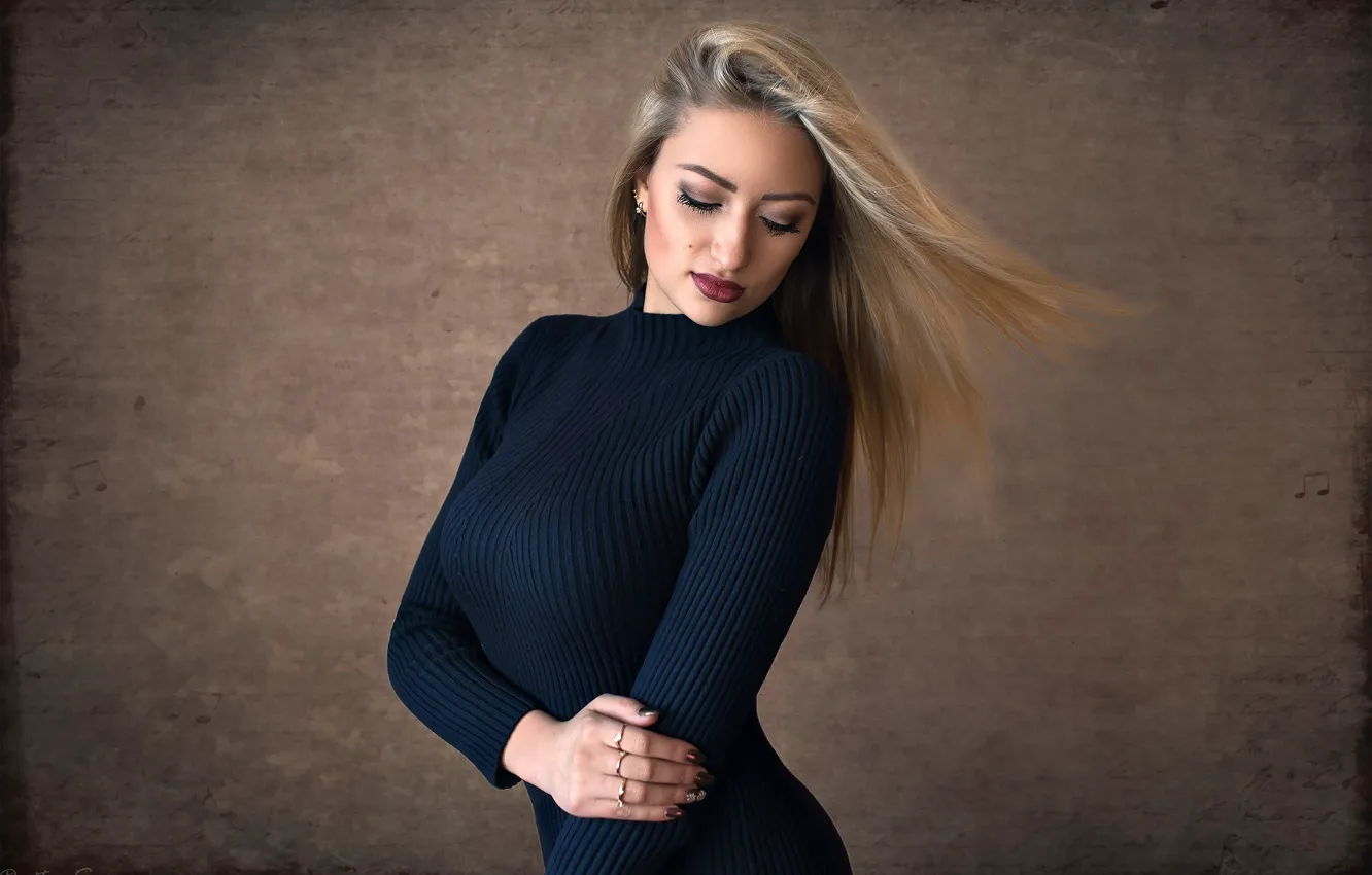 Photo wallpaper decoration, background, model, portrait, makeup, figure, dress, hairstyle