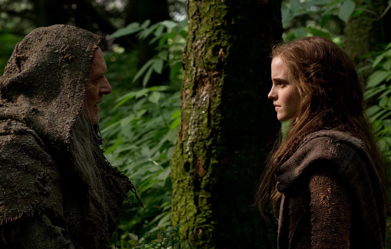 Photo wallpaper Emma Watson, Noah, Anthony Hopkins, Ila, Methuselah