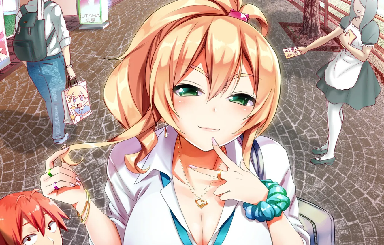 Photo wallpaper kawaii, anime, pretty, blonde, manga, japanese, sugoi, subarashii