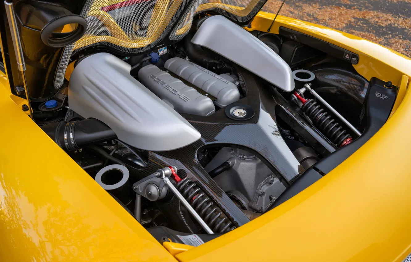 Photo wallpaper Porsche, Porsche Carrera GT, engine