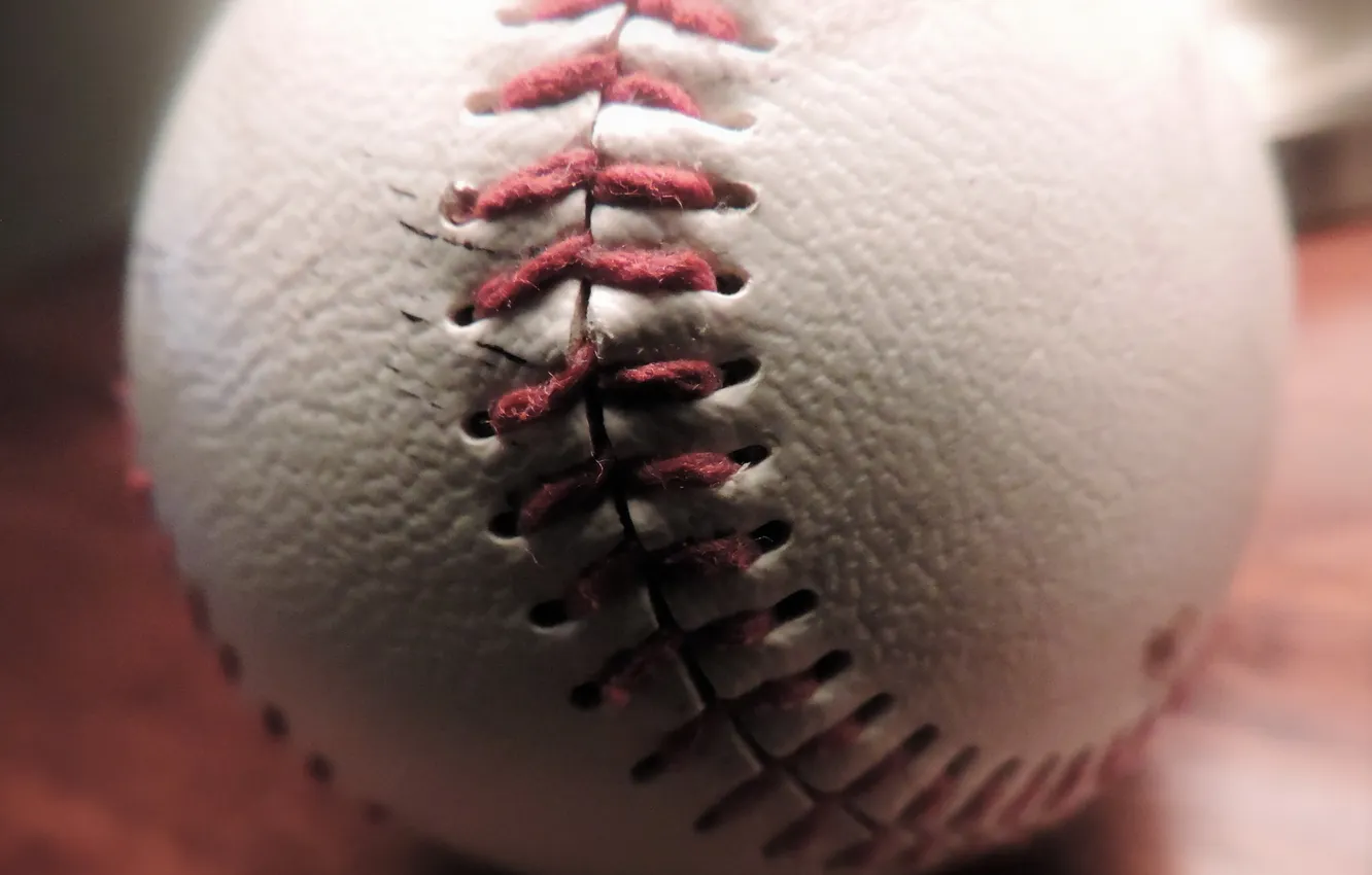 Photo wallpaper macro, sports, Baseball