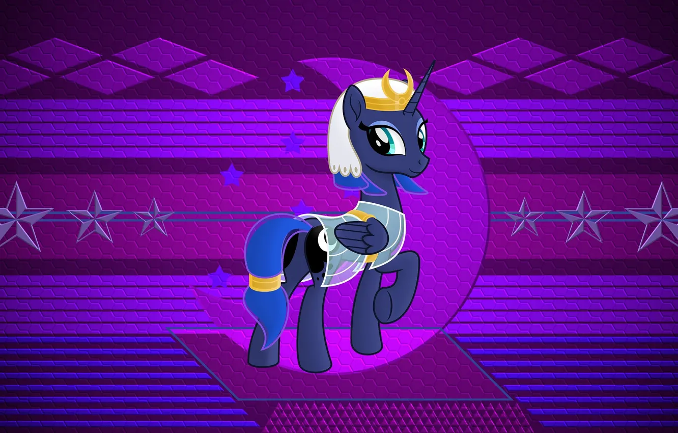 Photo wallpaper background, pattern, pony, purple background, My Little Pony