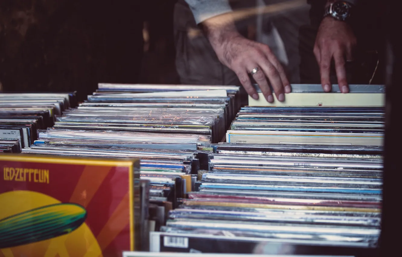 Photo wallpaper music, vinyl, record