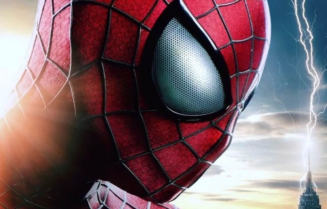 Photo wallpaper New York, spider-man, Spider Man, Flash, The Amazing Spider Man 2