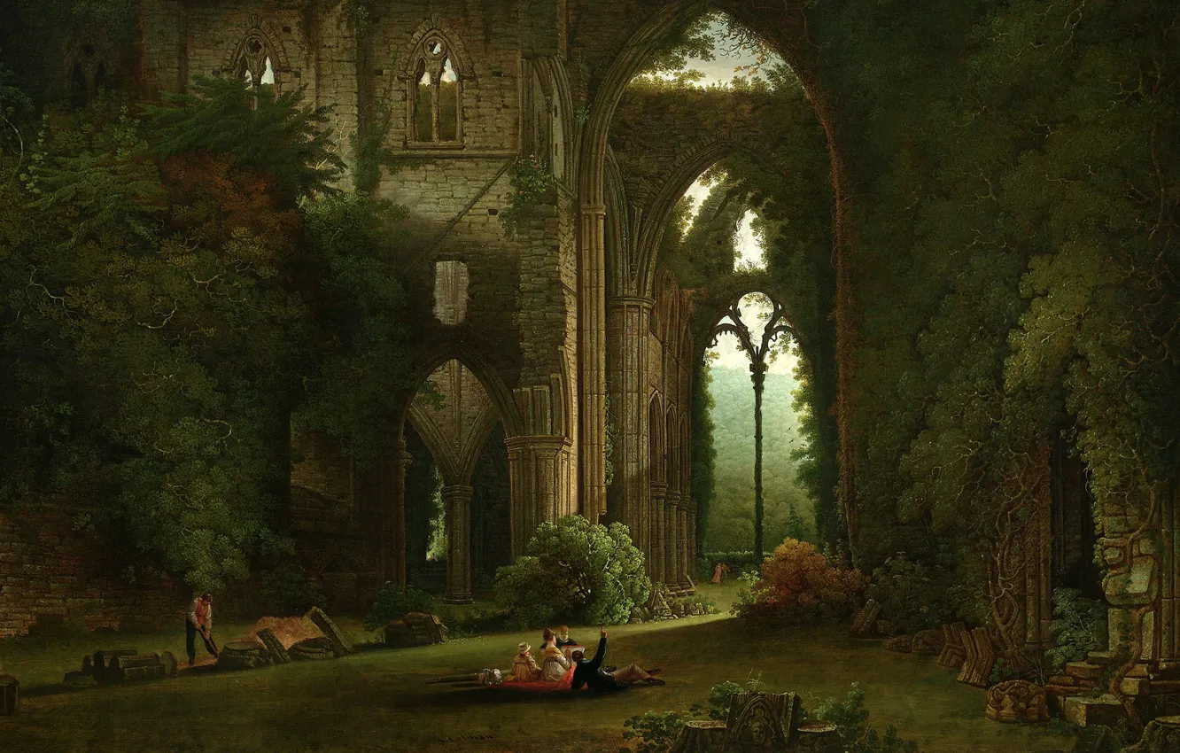 Photo wallpaper picture, painting, painting, From the Old masters, Samuel Colman