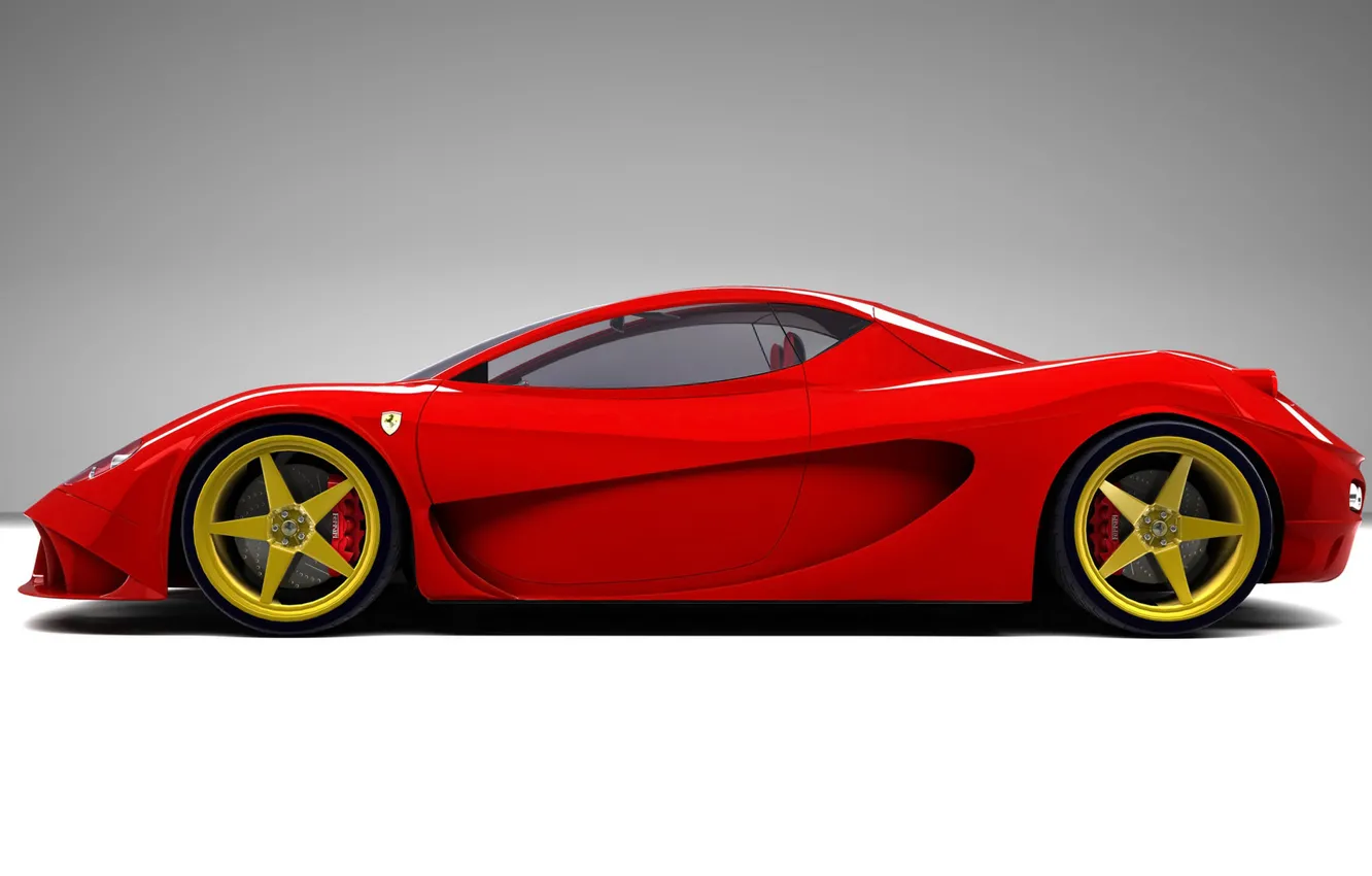 Photo wallpaper Ferrari, 2004, Berlinetta, Aurea