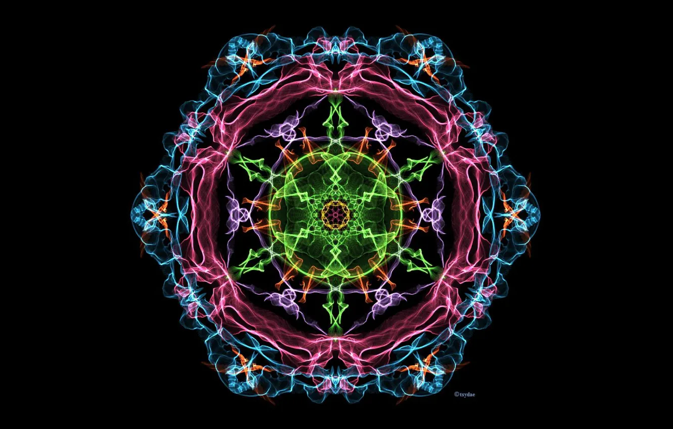 Photo wallpaper abstract, fractal, Kaleidoscope