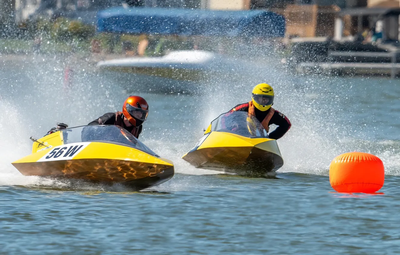 Photo wallpaper race, boat, speed