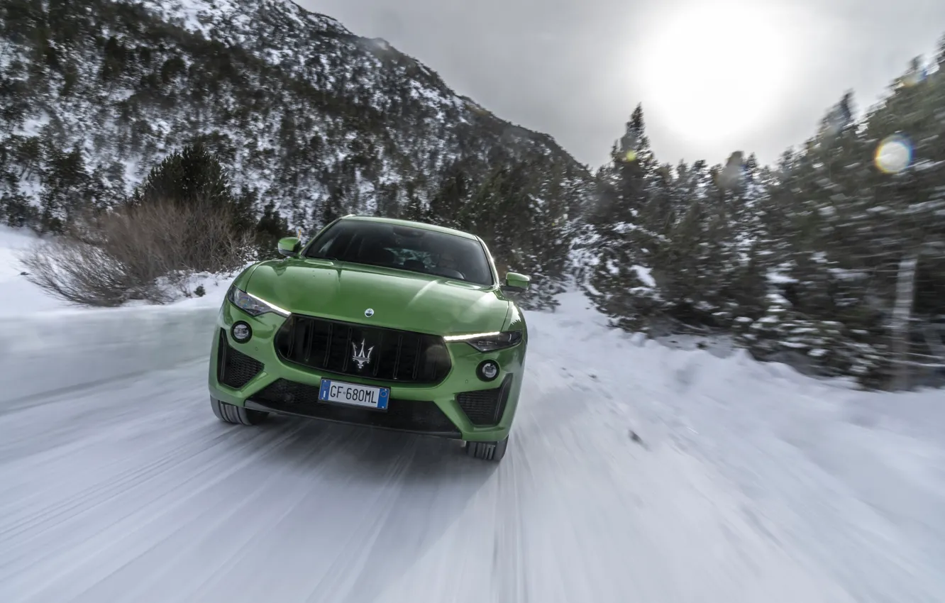 Photo wallpaper Maserati, Front, Levante, Maserati Levante Trofeo
