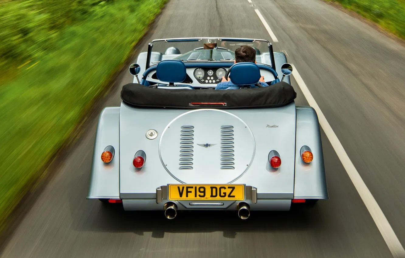 Photo wallpaper Morgan, rear view, Morgan Plus Six, Plus Six